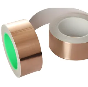 彩色玻璃铜箔胶带双面或单面导电2毫米铜带