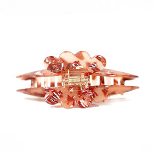 Pinza de Pelo con Diseño de Media Luna, Simple y Personalizada, para Cabello Grueso, Volumen, Acetato, Unisex, Moda, Pinza de Pelo Grande, Personalizada - Product Image 4