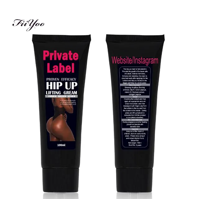 Private label Butt Enhancement Cream Sexy Hip glutei Enhancer Hip Enhancer Ass Lift Up Massage Cream