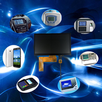 Modul Layar LCD TFT 7 inci 40 Pin, Layar 7 inci, Modul Layar Sentuh Kapasitif LCD TFT 7 inci, LCD 7 inci Resolusi 800x480
