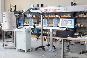 Applicateur de poignées pour bouteilles de boissons en plastique de 5 et 10 <span class=keywords><strong>litres</strong></span>, entièrement automatique, avec poignée araignée, nouveau design - Product Image 2
