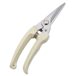<b>Pruning</b> Shears Carbon Steel 5Mm Max Cut White Handles Manual Garden <b>Tool</b> For <b>Tree</b> Branches And Grape Picking - Product Image 1