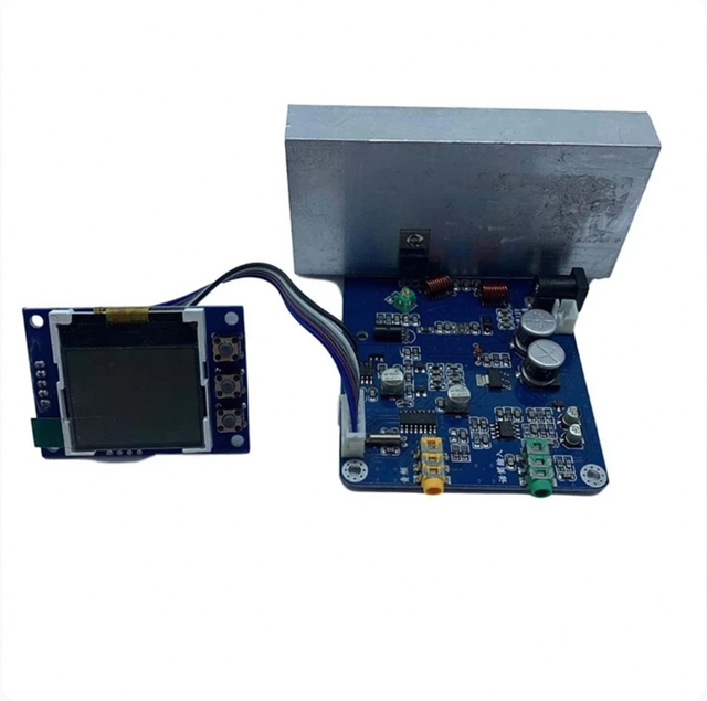 15W FM Transmitter Radio Station PLL Stereo Digital Frequency DIY KITS 76m-108 MHz Receiver Antenna Lcd Digital Display