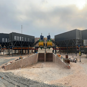 Pabrik Pembuatan Beton Mobile, Pabrik Konstruksi Bangunan, Lini Produksi, Pabrik Pencampur Campuran Beton Portabel - Product Image 4