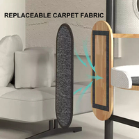 YOUME Cadre d'escalade pour chat moderne, design minimaliste, en acier au carbone à 5 couches, avec revêtement par pulvérisation à 5 couches, grand format