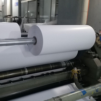 Papier thermique pour caisse enregistreuse, qualité supérieure, prix bas, 400 mm x 800 mm, 48 g/m², rouleau jumbo monocouche