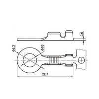 AH431-5A(-N) connecteur automobile électrique borne à oeillet de borne à sertir de voiture automatique