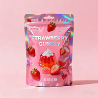 Sachet refermable personnalisé imprimé, sac en plastique recyclable pour l'emballage de collations