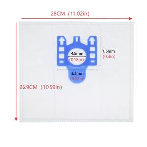 Bolsa para Polvo para Aspiradoras <span class=keywords><strong>Miele</strong></span> Serie <span class=keywords><strong>Complete</strong></span> C2 <span class=keywords><strong>C3</strong></span>, Classic C1, S5210 S5211 S2 S5 S8 Tipo FJM GN, Tamaño 270x270mm - Product Image 1