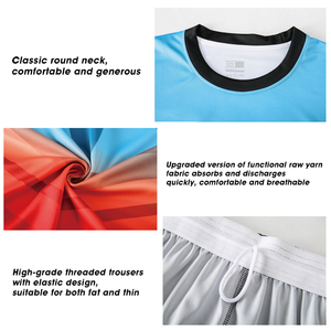 Vêtements de sport personnalisés pour adultes et enfants, ensemble d'uniformes pour le football, ensemble de survêtements de club pour hommes, ensemble de survêtements de football respirants à séchage rapide - Product Image 3
