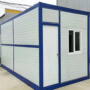 Casa Contenedor Plegable Tipo X de Panel Sándwich de Acero |   Diseño Plegable Inteligente para Taller al Aire Libre y Uso Exterior - Product Image 4