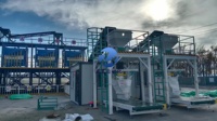 Machine de remplissage et d'emballage de sacs jumbo (500kg, 1000kg, 1500kg) pour café, noix, granulés de bois, LDPE, maïs, pommes de terre