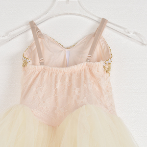 Elegante abito da balletto in rete elasticizzata viola per bambine Costume da spettacolo di <span class=keywords><strong>danza</strong></span> lirica per bambini - Product Image 6