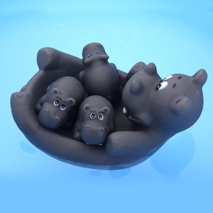 Factory <strong>Supplier</strong> Baby Swimming <strong>Floating</strong> Bath Shower Silicone Toys Animal Rubber <strong>Ducks</strong> Dinosaur Toy Set for Kids - Product Image 6