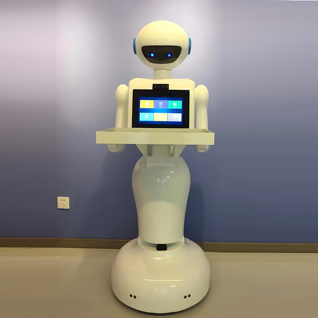 Smart Robot Artificial Intelligence / Food Delivery Robot / Human Like Robot