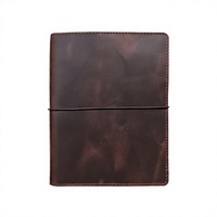 Couverture de carnet en cuir personnalisée, vente en gros, journal rechargeable pour cadeau promotionnel