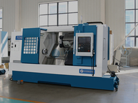 Tour à métaux CNC à lit incliné Smart TCK63, état neuf, machine de fraisage horizontale, moteur 220V, prix compétitif, centre de tournage à lit incliné