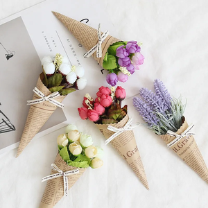 ดอกไม้ประดิษฐ์ DREA Creative Mini Garden Simulation ช่อดอกไม้แบบหนังสือพิมพ์ สำหรับตกแต่งบ้านและเป็นของขวัญ - Product Image 4