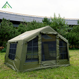 Tente gonflable <span class=keywords><strong>de</strong></span> camping vert armée <span class=keywords><strong>de</strong></span> 8 mètres carrés, tente <span class=keywords><strong>de</strong></span> camping gonflable robuste <span class=keywords><strong>et</strong></span> imperméable, tente gonflable à air - Product Image 1