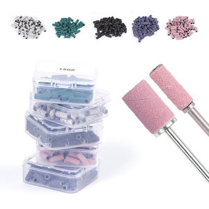 Mini 3mm rose perceuse à ongles bande de ponçage coloré petit zèbre papier de verre boucle mince mandrin Bit <span class=keywords><strong>manucure</strong></span> bandes de ponçage - Product Image 5