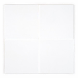 Piastrella Bianca Delhi 13x13cm 9mm Finitura Satinata Bordi Irregolari - Product Image 3