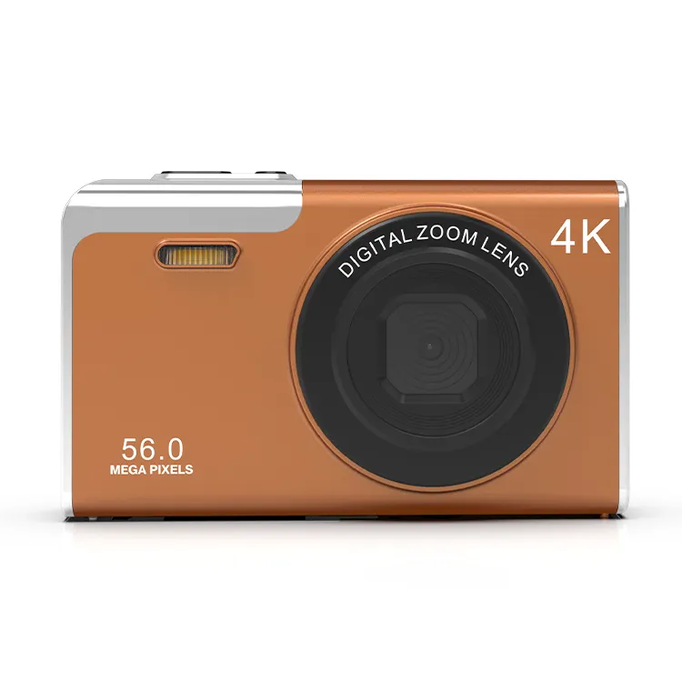 Новая модная портативная камера с тонким дизайном, компактная цифровая камера 4K 56MP 2,7''