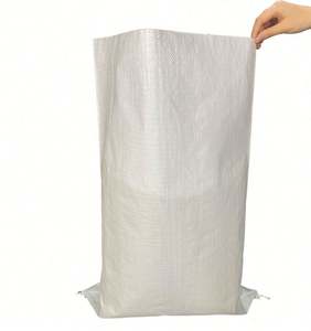 Sacs en plastique flexibles personnalisés, fabrication de sacs en matière première, sacs tissés en PP recyclé laminé, 50 kg - Product Image 2