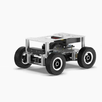 WD Sasis Robot Mobile Cerdas Konfigurasi Tinggi Baru Motor 120W 24V Konstruksi Aluminium Suspensi Ayun/Independen APP