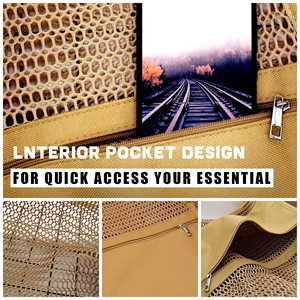 Bolsa de Playa Grande de Malla para Mujer, Bolsas de Playa de Malla Grandes Personalizadas - Product Image 4