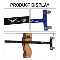 Règle en T SPG pour tir à l'arc, en alliage d'aluminium, outil de mesure pour poignées de flèches composées et classiques, accessoires de kit de tension de corde de tir à l'arc