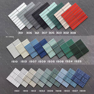 Stampante vetro vintage strumenti vivente coltello stampa misto di vetro blu mosaico piastrelle per pavimento piscina - Product Image 6