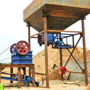 Équipement complet d'extraction d'or bonne installation efficace de traitement de séparation de gravité d'or de roche