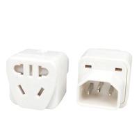Adaptateur secteur universel 2 broches IEC320-C14 (Chine, AU, UE, US) pour PDU/UPS, prise secteur pour serveur, prise de voyage