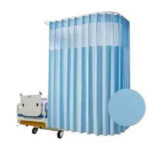 Customized Hospital Clinic Beauty Salon Medical Privacy <strong>Partition</strong> Curtain Multiple Colors Optional Vertical Fold <strong>Partition</strong> Blind - Product Image 1