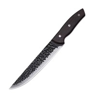Couteau de poche d'extérieur en acier inoxydable, éplucheur de fruits, couteau à fileter le poisson, petit couteau utilitaire 4Cr13 avec manche en bois antiadhésif