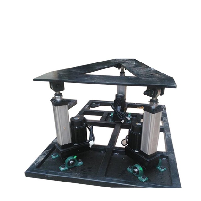 3 Dof Steel Aluminum Motion Platform Kits with 150mm Stroke for Indoor Car Racing Simulator 750W 220-240V