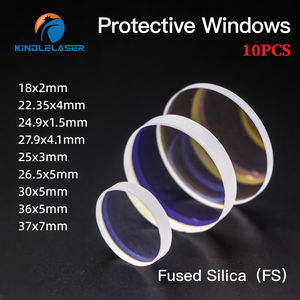 Lente de Protección Láser de Vidrio KINDLELASER, Ventanas de 30 mm, 32 mm, 34 mm, 35 mm para Máquina de Corte Láser de Fibra, Lente de Ventana Láser - Product Image 3