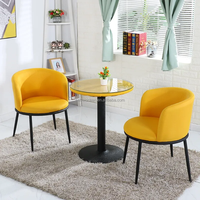 Ensemble de canapés en tissu Bras de meubles royaux Bazhou nordique Chaises de salle à manger modernes pour chaises de salon