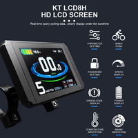 Affichage LCD8H LCD8S KT, écran couleur pour vélo électrique