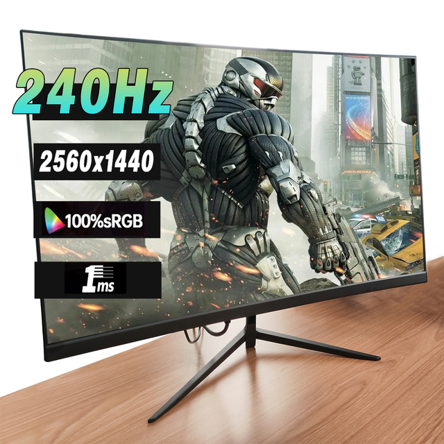 OEM Gaming Business Monitor Adjustable 1920*1080 LED Gaming Monitor for Office 300/240/180/165/100hz 24/27/32 Inch 2K/4K
