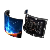 Offre spéciale rideau led flexible numérique panneau d'affichage intelligent écran incurvé couleur panneaux d'écran vidéo led pliables module souple
