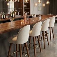 Chaise de salle à manger de luxe légère, structure épaissie et haute résistance, dossier moderne et minimaliste