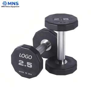 Haltères de <span class=keywords><strong>musculation</strong></span> à 12 pans avec logo personnalisé, prix d'usine, équipement de gym commercial en acier CPU, haltères de gym à 12 angles - Product Image 1