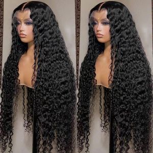 Pelucas de Cabello Humano Virgen Brasileño con Encaje Frontal 13x4, Densidad 250, 40 Pulgadas, Ondulado Profundo, Sin Pegamento, Pelucas con Encaje Frontal HD 13x6 - Product Image 2