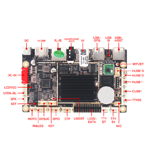 Placa base OEM Android 1920*1080p A401 Quad Core PCBA Android 7,1 con tarjeta SIM RK45 4G - Product Image 2