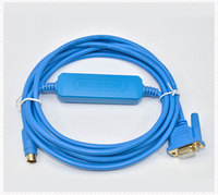 Cable de Control con Aislamiento de PVC y Conductor de Cobre AMSAMOTION TSXPCX1031, Puerto RS232, Cable Serial, PLC Industrial Premium Schneider Twido