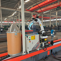 Nouveau robot de soudage intelligent automatique Raintech 6 axes à arc immergé avec suivi automatique des coutures pour pièces de structures en acier industrielles et moteurs