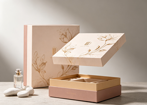 Boîte en forme de livre écologique et recyclable avec fermeture magnétique, impression quadricolore et revêtement UV - Emballage cadeau et artisanal portable - Product Image 4