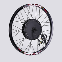 Kit de conversion de moteur de moyeu pour vélo électrique 48V 52V 60V 72V 2000W 3000W 5000W avec batterie triangulaire en option