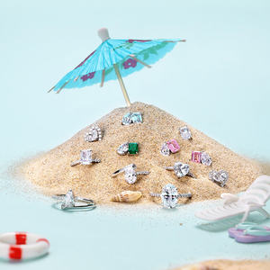 Anillo de Mujer Happy Hoilday Dylam Fine Fashion, Plata de Ley 925, Sin Deslustre, Sin Decoloración, Anillo de Bodas con Circonita 5A 8A, Bañado en Rodio y Oro de 18K - Product Image 2